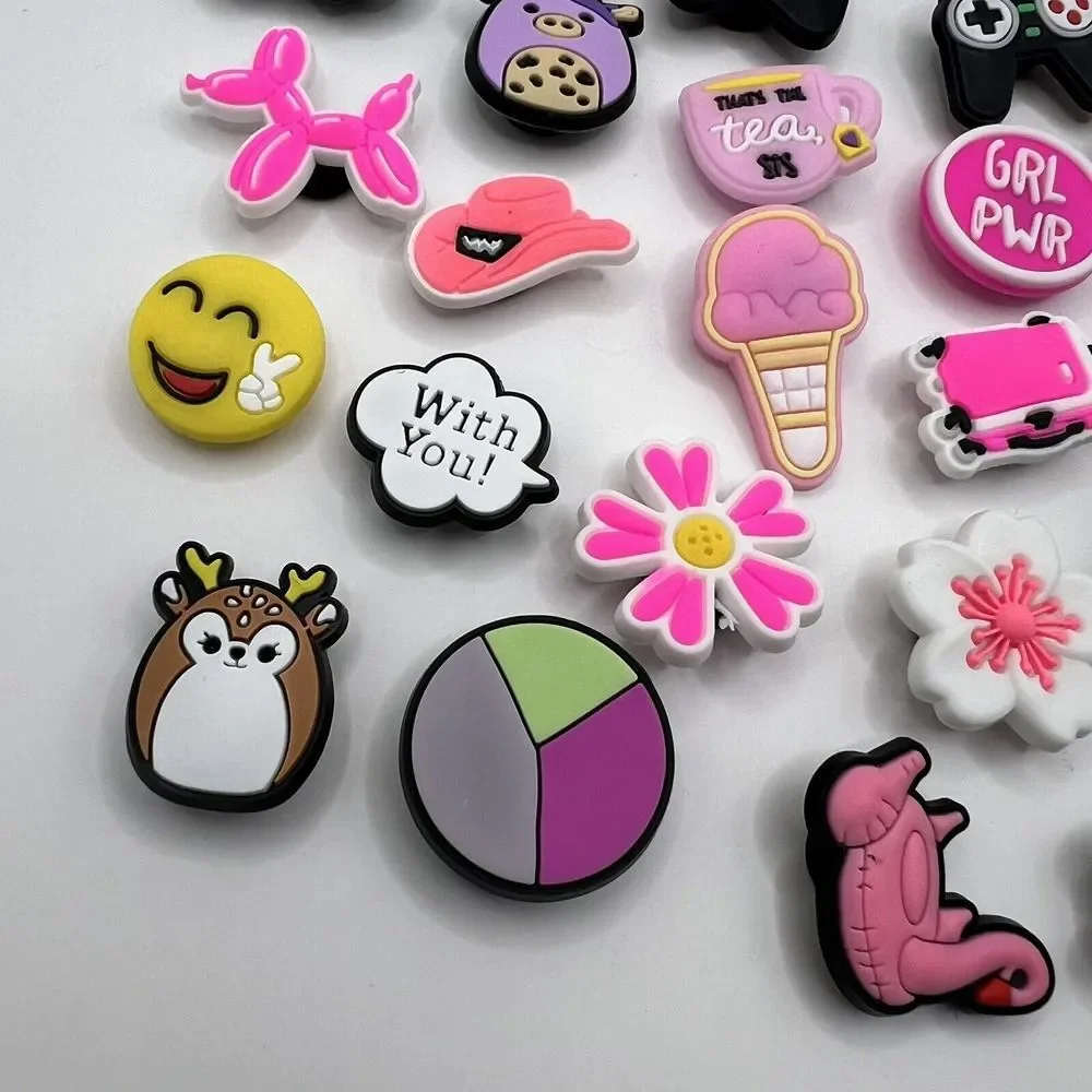 PVC Shoe Charms 30 pcs Lot for Shoe Decoration NEW Croc‎ Paw Patrol Squishmellow
